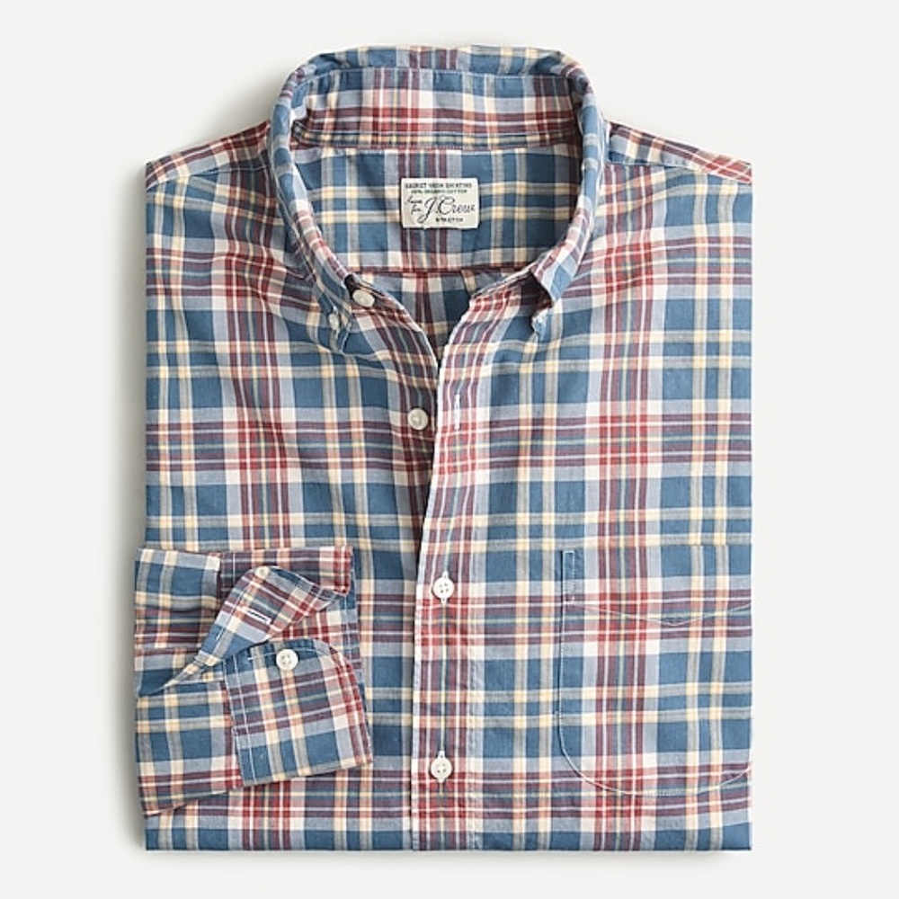 J.CREW Men's cotton poplin shirt (size S) NWT